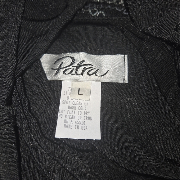 Patra Black and Silver Striped Blouse - Picture 5 of 6